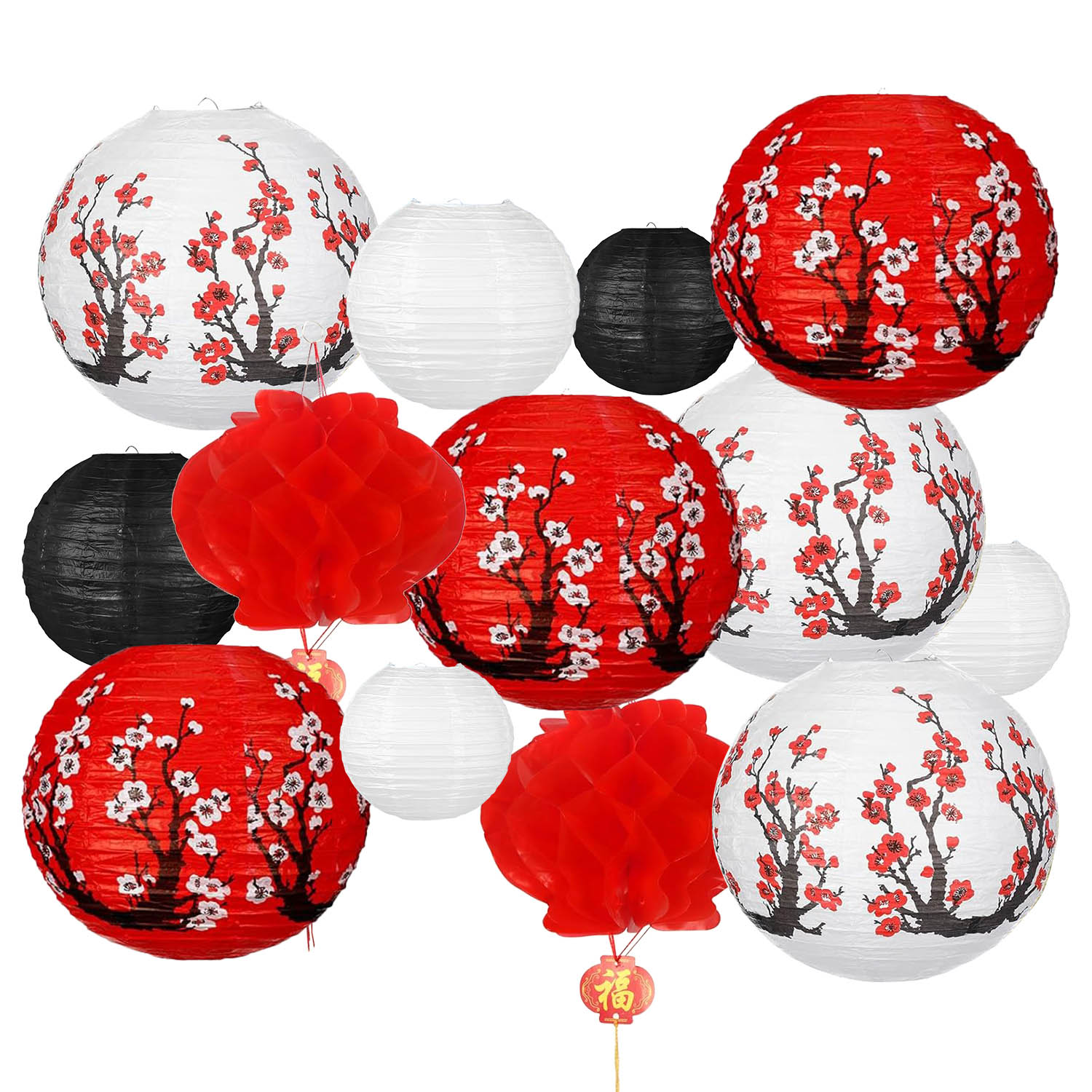 Japanese Lantern Paper - Chinese Japanse hangende papieren lantaarns met