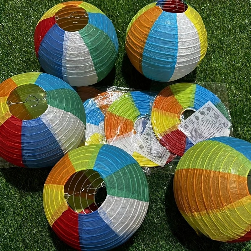 8 inch kleurrijke papieren lan - Japanese Lantern Paper recensie en prijs